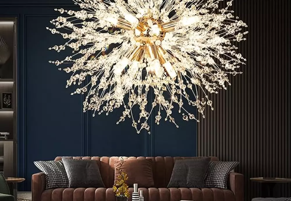 crystal dandelion chandelier